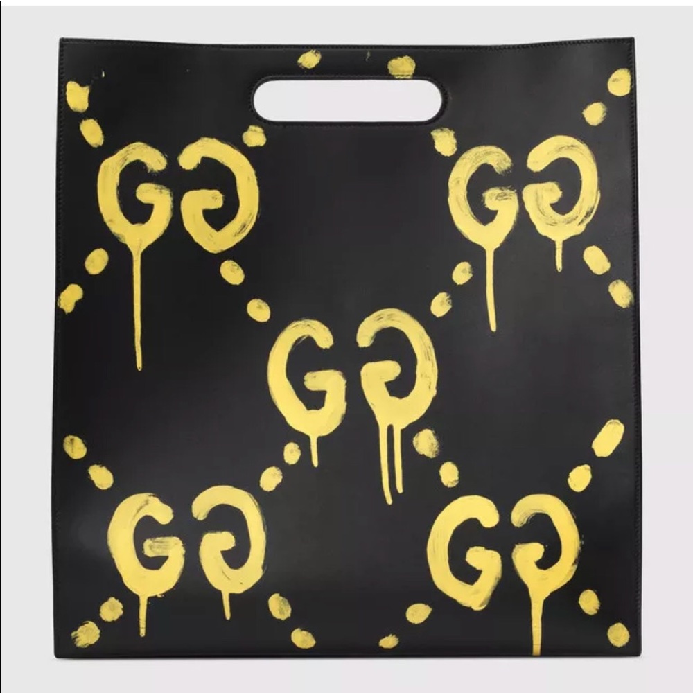Gucci Graffiti Ghost Tote